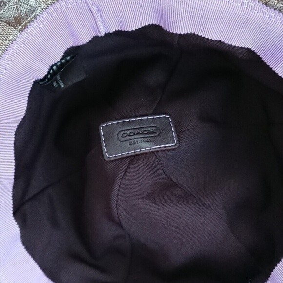 Coach signature metallic bucket hat main image 8